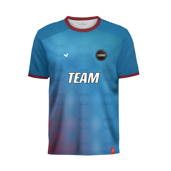 Multicolor gradient full sublimation football jersey, MOQ 11 Pcs