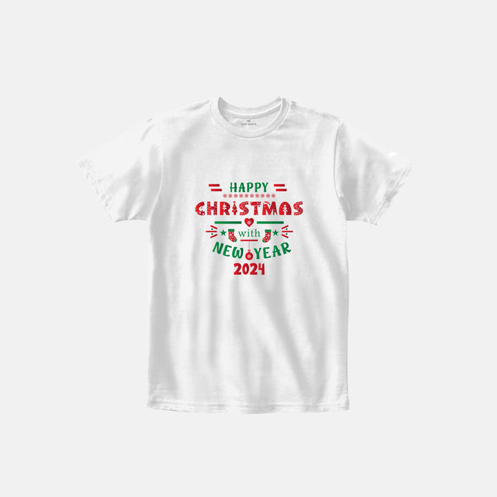 Happy Christmas and New Year T-shirt - Kids - Just Adore