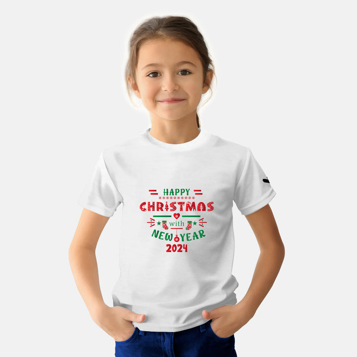 Happy Christmas and New Year T-shirt - Kids - Just Adore