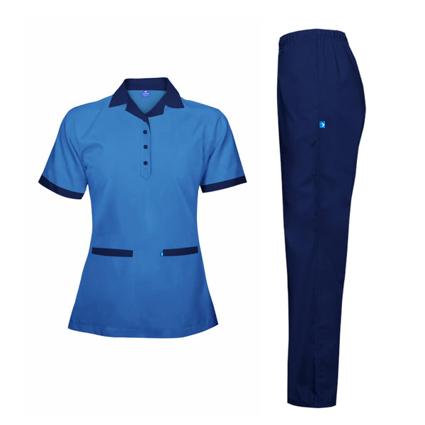 Housekeeping Uniform Short Sleeve Shirt & Pant Set - Unisex