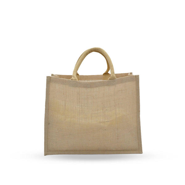 Eco-friendly Jute Bag With Lamination, Blank