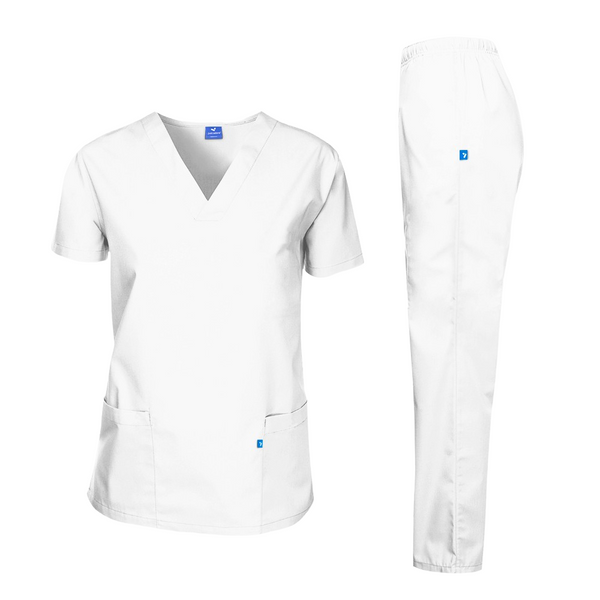 Medical Scrub Suit Set, Light Colors, Unisex - Just Adore