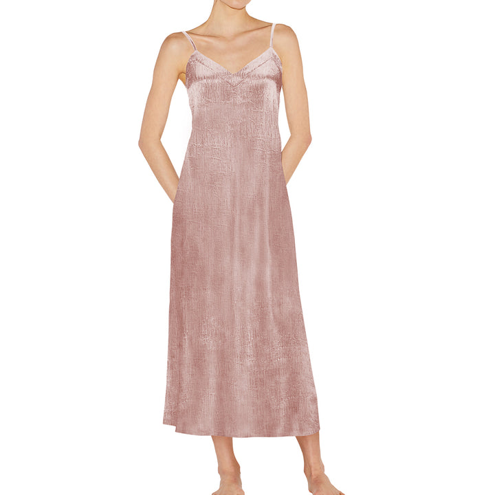 Slip Dress Long – Crepe Satin - Just Adore