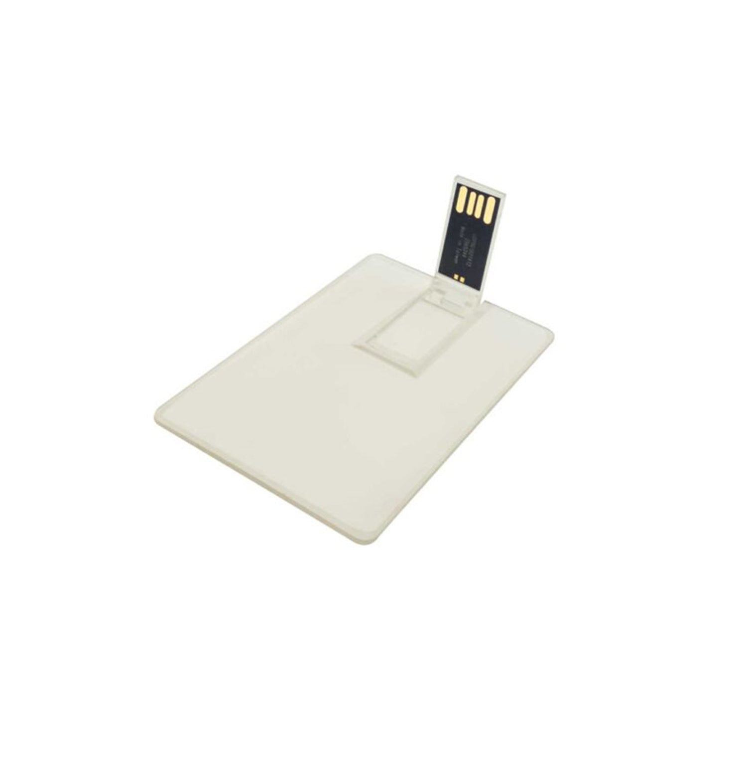 PVC USB flash drive - Transparent USB with custom logo – Just Adore