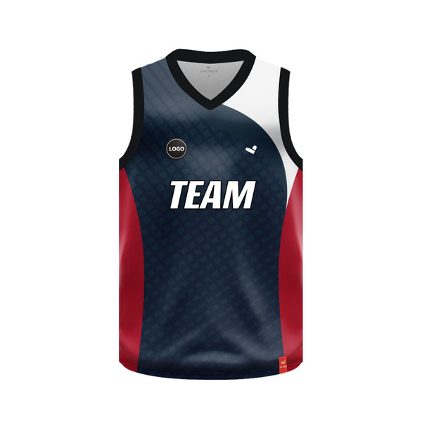 Basketball Team Jersey with personalized name and number, MOQ 6 Pcs