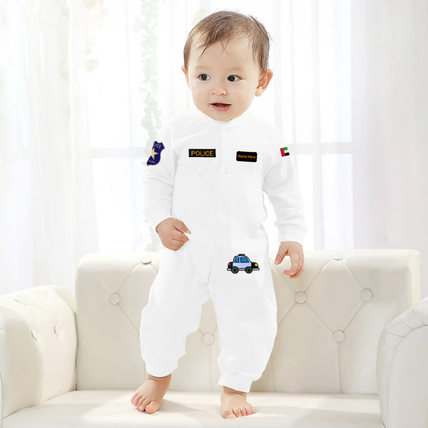 Police Themed Baby Bodysuit