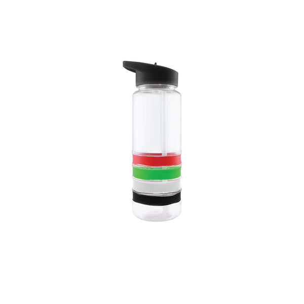 Water Bottle with Straw, Blank - MOQ 50 pcs