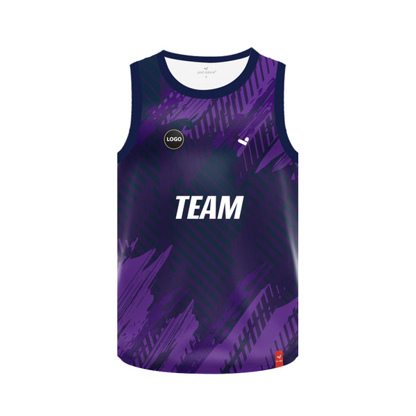 Purple Full sublimation Sports dri-fit jersey, MOQ 6 Pcs