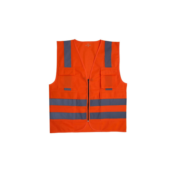 Executive Safety Vest with Zipper and pockets, Unisex