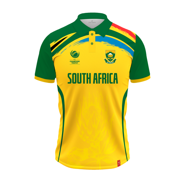 South Africa Cricket Team Champions Trophy 2025 Fan Jersey