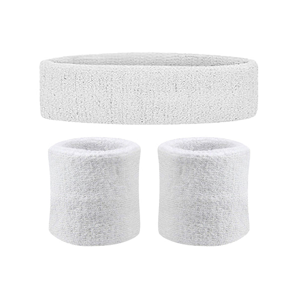 Sports Head Band and Wristband 3pcs set