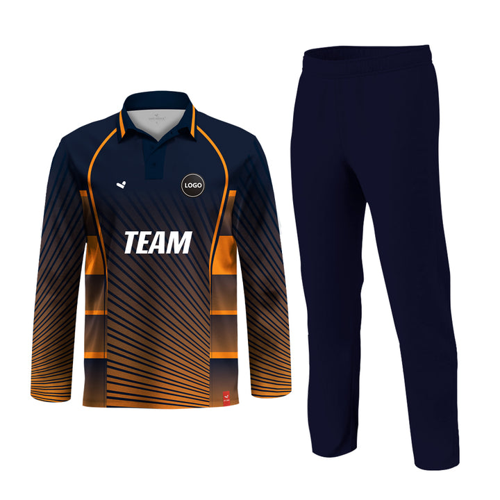 Design your own sports uniform online Jersey with Plain Trouser - MOQ 11 Sets - Just Adore