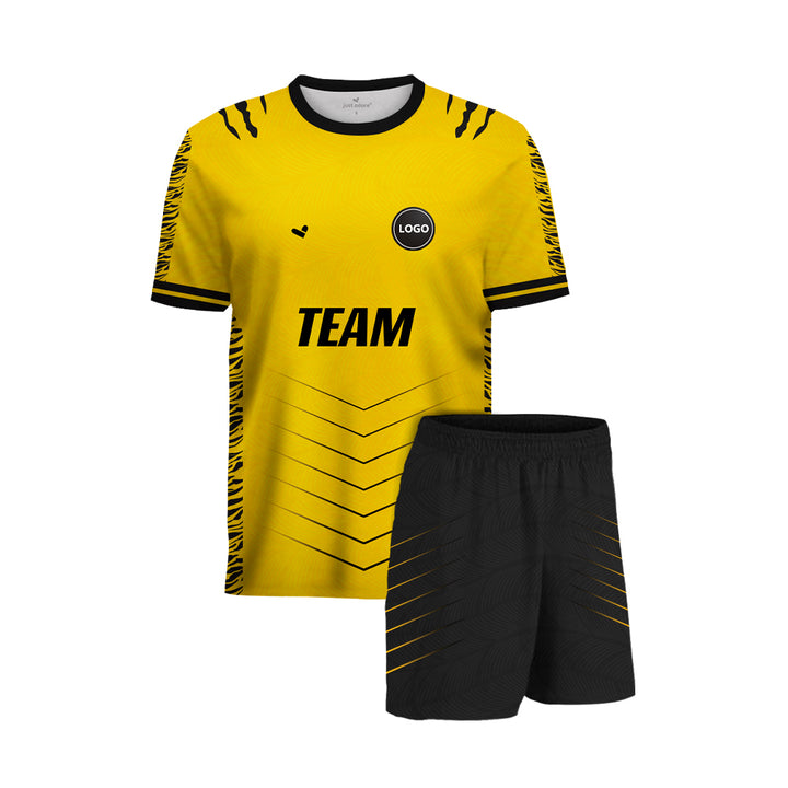 Soccer Team Uniform Set - Jersey & Shorts - Full Sublimation, MOQ - 11 Sets - Just Adore