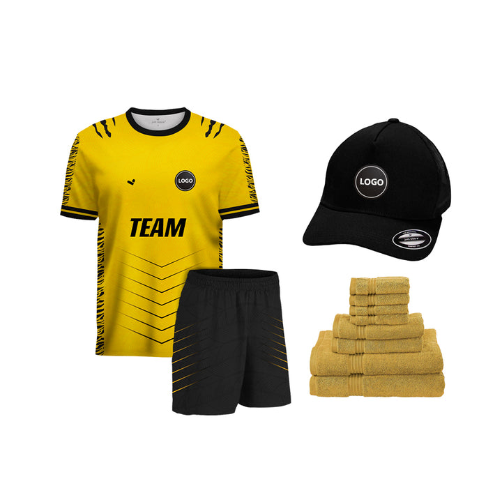 Soccer Team Uniform Set - Jersey & Shorts - Full Sublimation, MOQ - 11 Sets - Just Adore