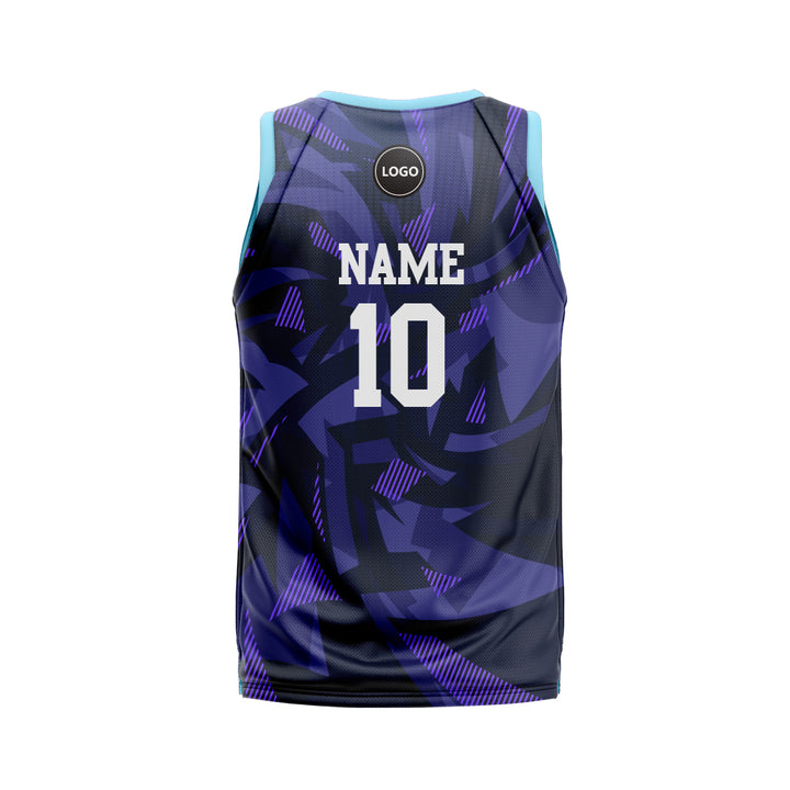 Sublimation Printed Basketball t-shirt jersey MOQ 6 Pcs - Just Adore