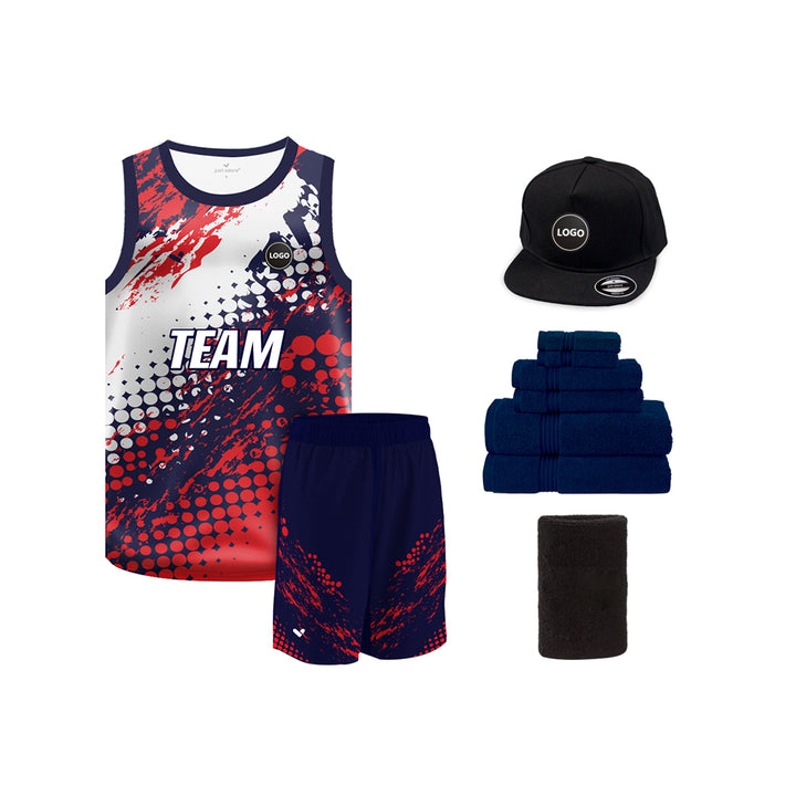 Digital printed Basketball Team Uniform Jersey and Shorts - MOQ 6 Pcs - Just Adore