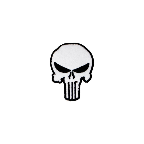 Punisher skull embroidery patch, Iron on
