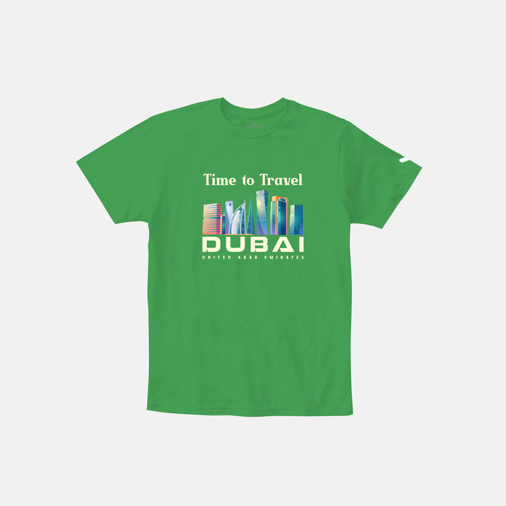 Time to travel Dubai Kids tshirts - Just Adore