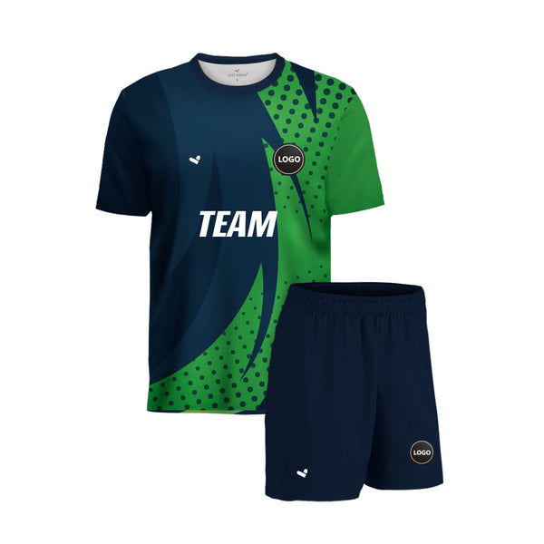 Unique custom Jersey and shorts for mens football team, MOQ 11 Pcs
