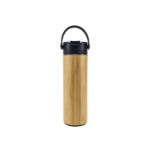 Eco-friendly Bamboo Flask with Tea Infuser, Blank - MOQ 24 pcs