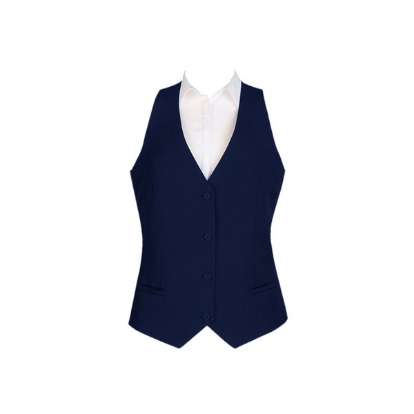 Waist Coat with Button and Pockets for Women