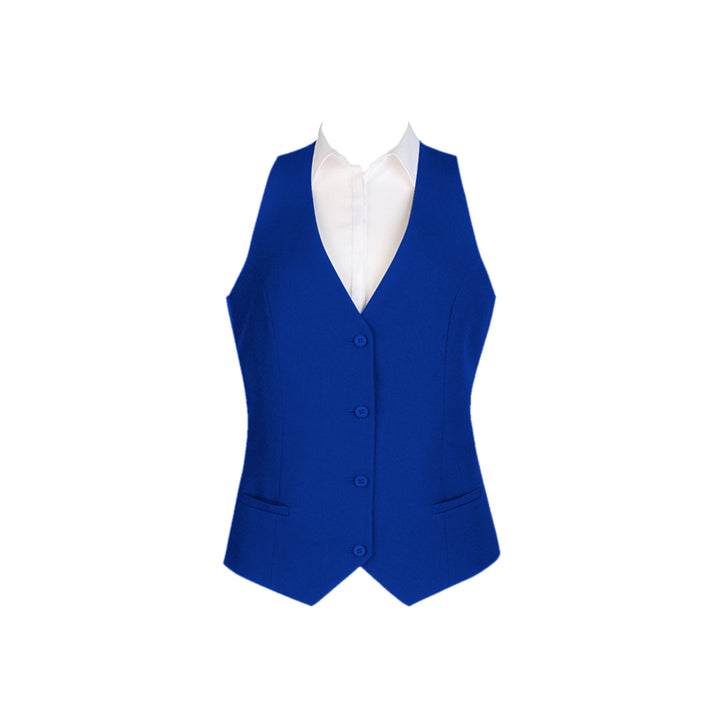 Waist Coat with Button and Pockets for Women - Just Adore