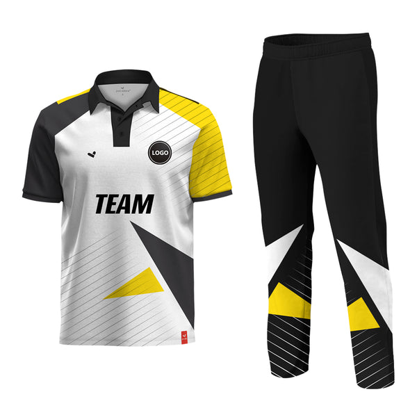 Full Sublimation Printed Cricket Team Uniform set , MOQ - 11 Sets