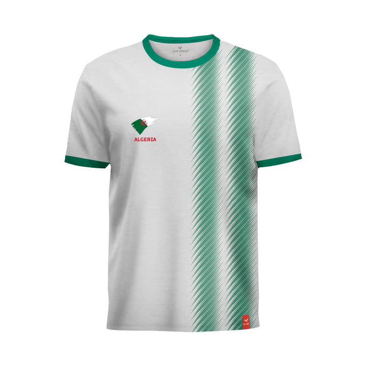 Algeria Football Team Fans Home Jersey White / Kids / 1-2