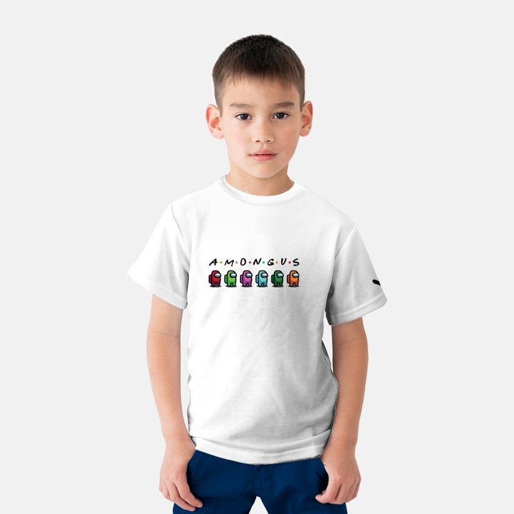 Among Us Friends Kids T-shirt. Friends  Among Us Tshirts for  Kids order online now at Just Adore. Check out our website for Trendy Game Collections at offer price exclusively on Just Adore.