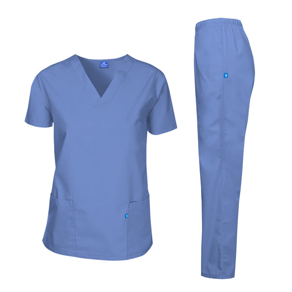 Tunic Scrub Suit Set, Unisex - Antimicrobial