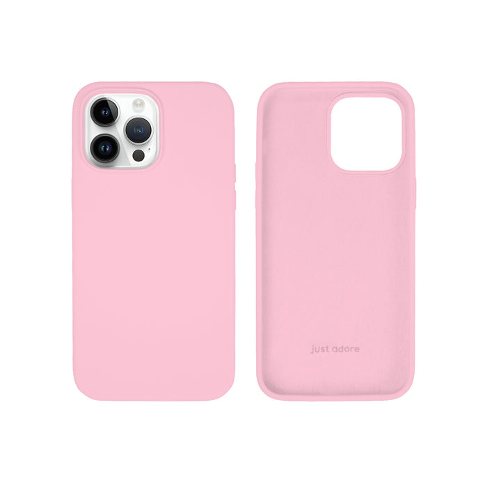 Silicone Case for iPhone 14 Pro Max, Matt Finish, Hard Case - 10 Colors - Just Adore