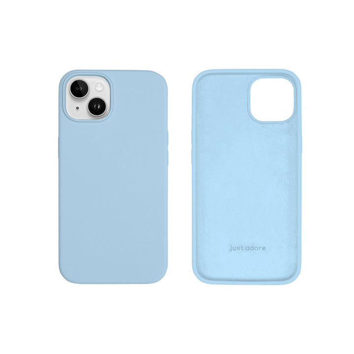 Silicone Case for iPhone 14, Matt Finish, Hard Case - 10 Colors - Just Adore