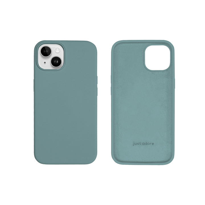 Silicone Case for iPhone 14, Matt Finish, Hard Case - 10 Colors - Just Adore