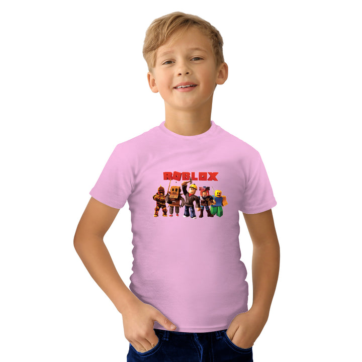 Roblox Characters Kids T-Shirt Girls Boys Gamer Gaming Tee Top Children