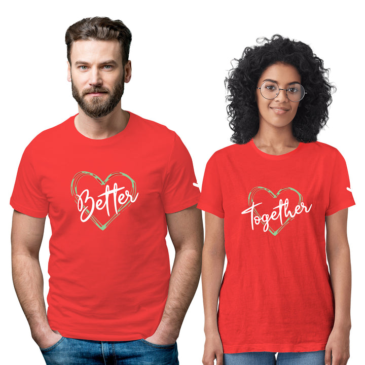 Buy cute matching t-shirts for couples online, Shop matching couple vacation shirts online, Order cute matching shirts for couples at online store, Purchase best couple shirt design 2021 at Just Adore