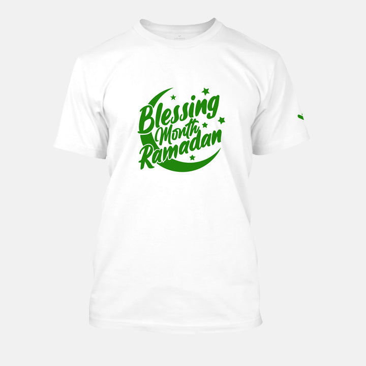 Blessing month Ramadan Tshirt buy online, Shop Ramadan Function tshirts online, Purchase Eid celebration Tees for kids at online store, Order Eid special tees adult and kids at Just Adore®.