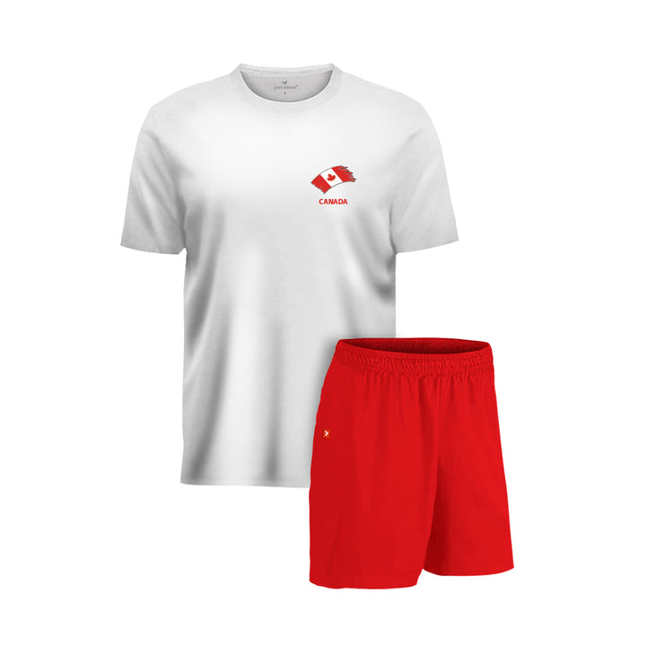 Canada Football Team Fans Away Jersey Set - Just Adore