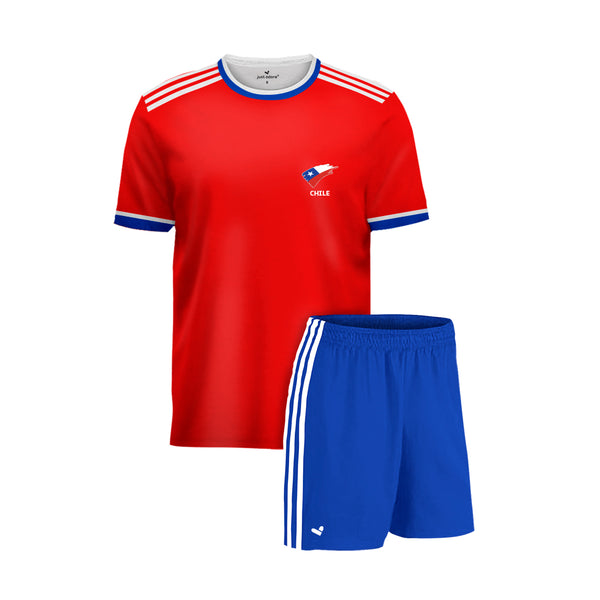 Chile Football Team Fans Home Jersey Set