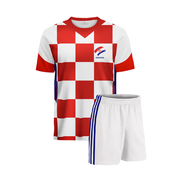 Croatia Football Team Fans 2021 Jersey Set