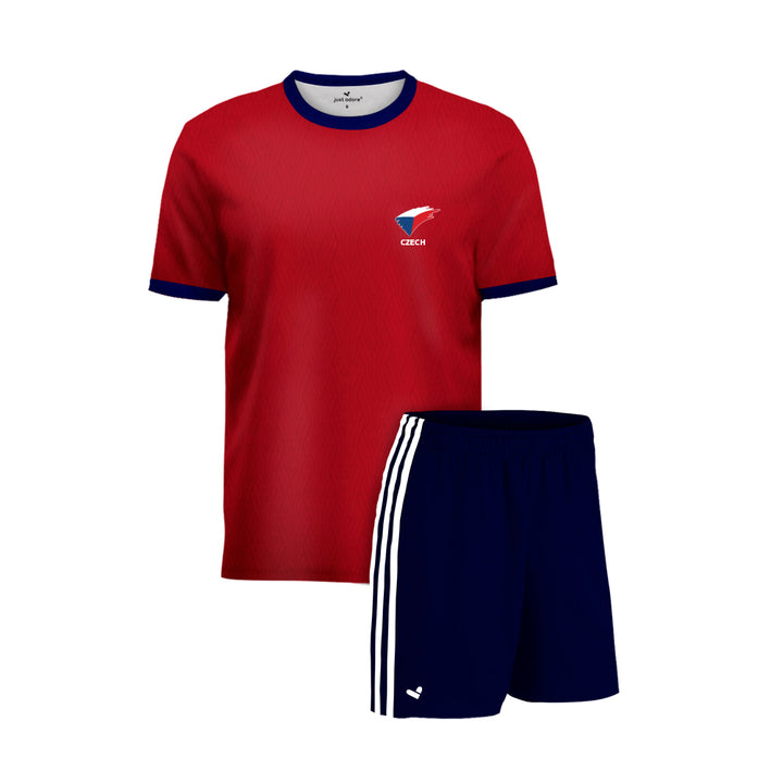 Czechia Football Team Fans Home Jersey Set - Just Adore