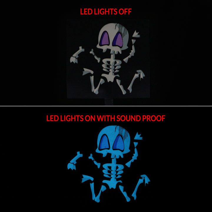 Buy Dancing Skeleton LED t-shirts online, Order Skeleton  Shaped LED shirt for adults online, Shop Horror LED El Panel T-shirt for boys & girls, Purchase Party Club Men's T-shirt with LED light up at online store, LED tees for kids and adult Just Adore®