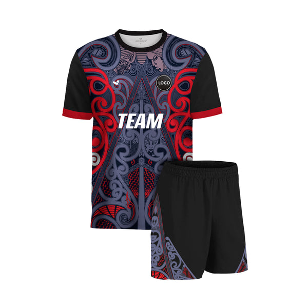 Football Team Uniform Set - Jersey & Shorts - Full Sublimation, MOQ - 11 Sets