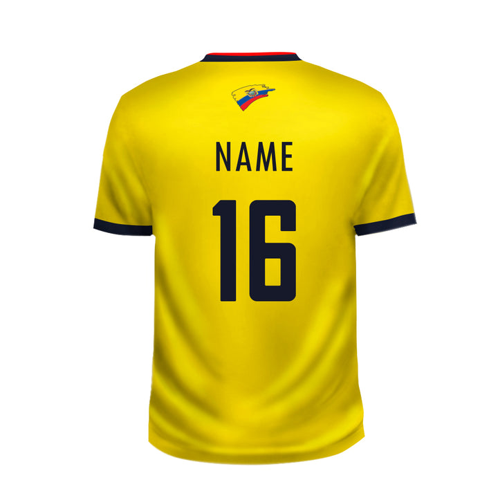 Ecuador Football Team Fans Home Jersey - Just Adore