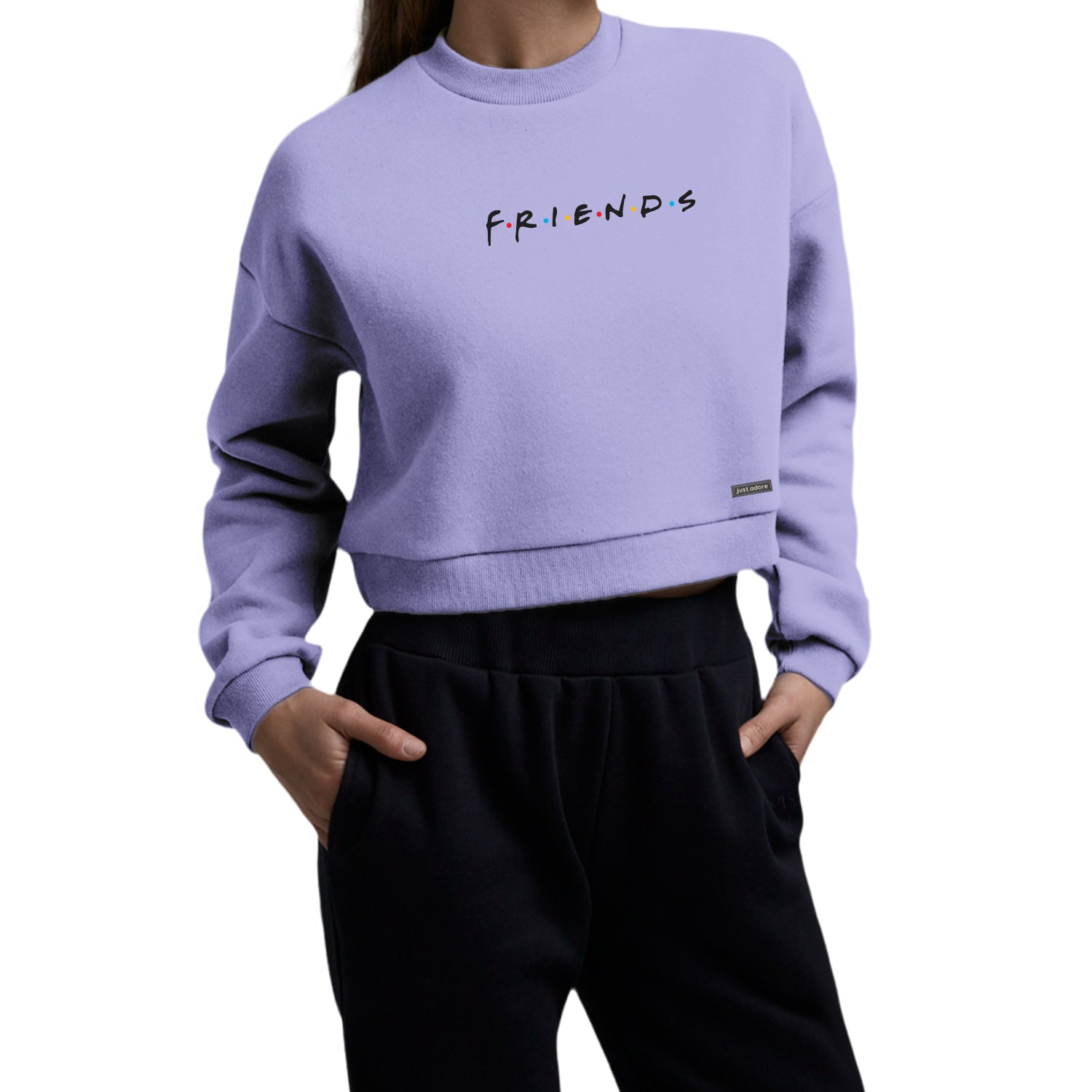 Friends sale crop sweatshirt