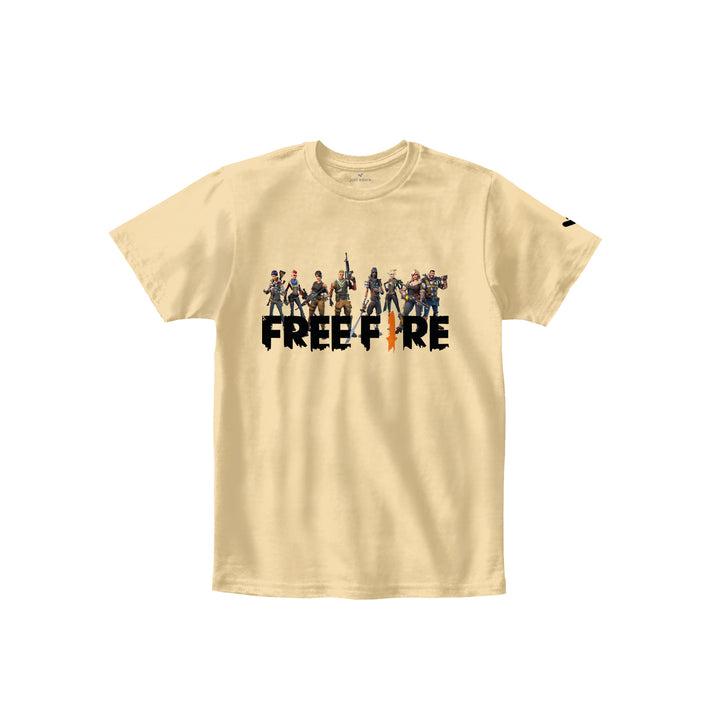 Free Fire Gaming Kids Tshirt - Just Adore