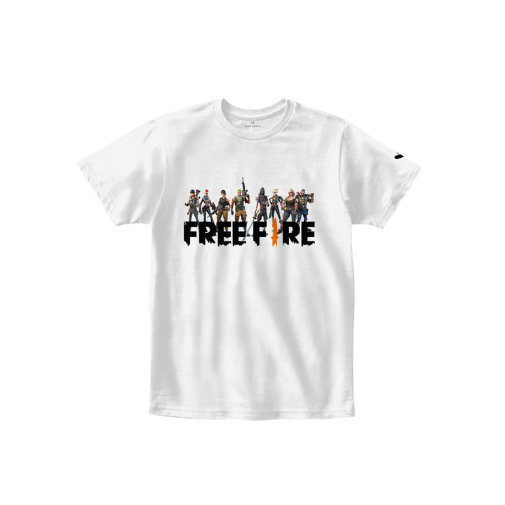 Free Fire Gaming Kids Tshirt - Just Adore