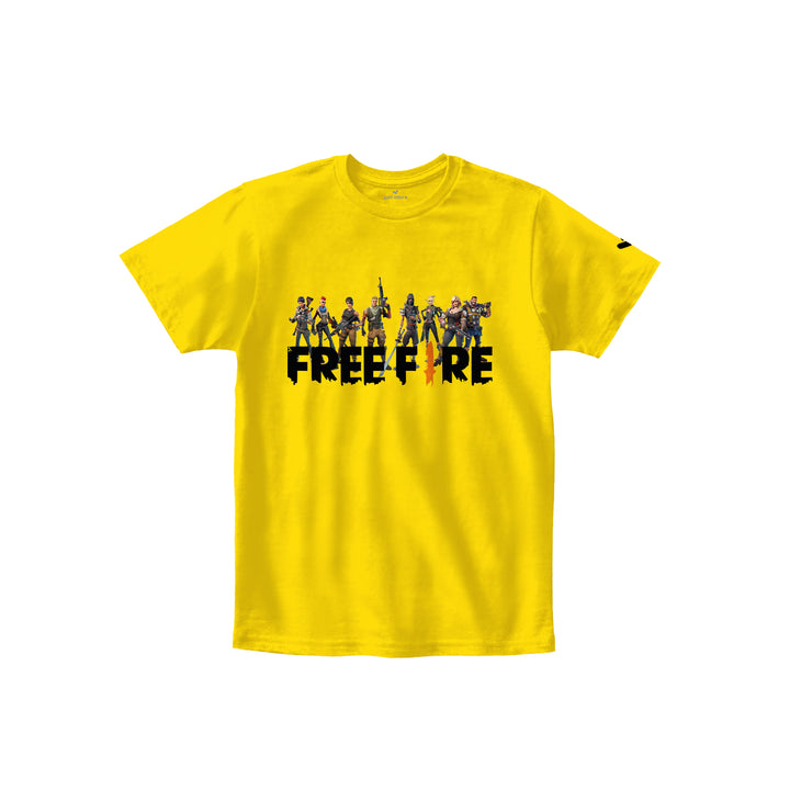 Free Fire Gaming Kids Tshirt - Just Adore