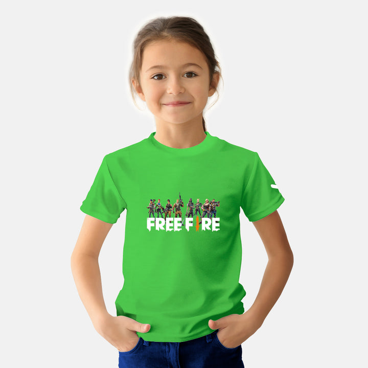 Free Fire Gaming Kids Tshirt - Just Adore