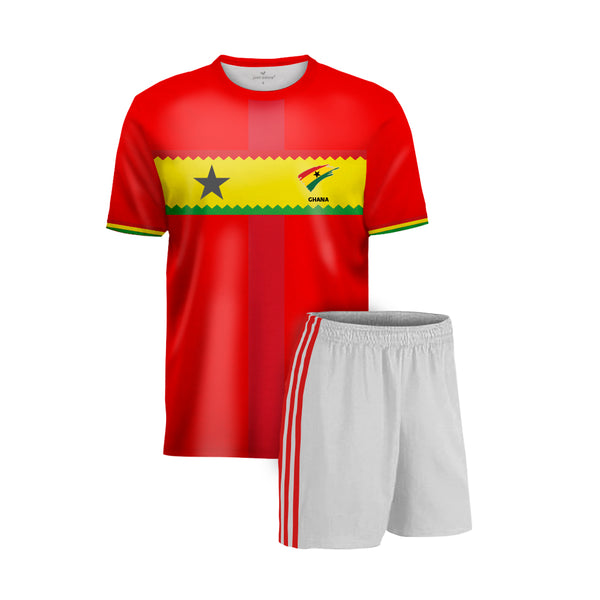 Ghana Football Team Away Fans Jersey Set