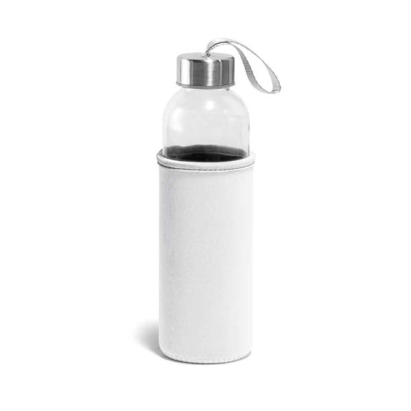 Glass Bottle with Sleeve, Blank - MOQ 50 pcs